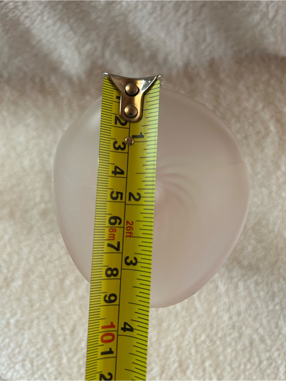 💰3 for $20 - Delicate Cream Glass Bud Vase - Picture 7 of 9